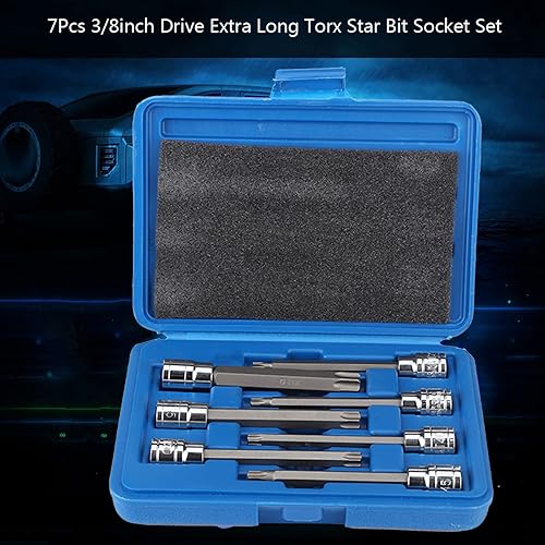 Miniatura 2 de Juego de llaves Torx extra largas, 7 piezas de 38 pulgadas, juego de dados de estrella T25 T30 T40 T45 T50 T55 T60