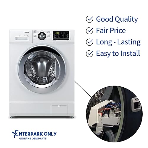 Miniatura 5 de Enterpark DC34-00024B Pieza de repuesto para interruptor de cerradura de puerta de lavadora para Samsung AP5577180 2754507 PS4205052 EAP4205052,