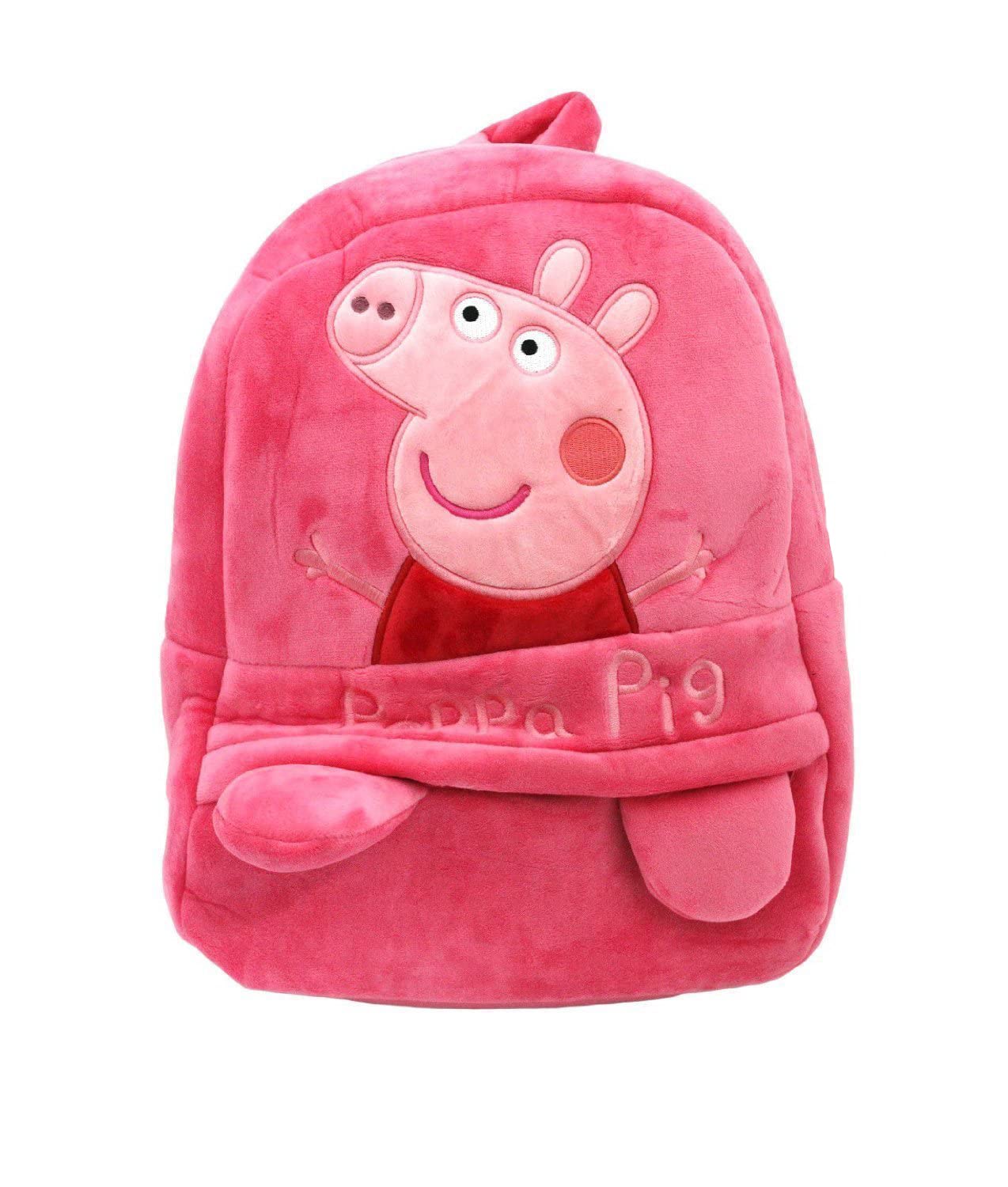 Frantic Kids Velvet School Bag Plush Backpack Baby Girl Preschool Bags Ideal for Baby Boy & Girl Picnic Bags (2-5 Years)