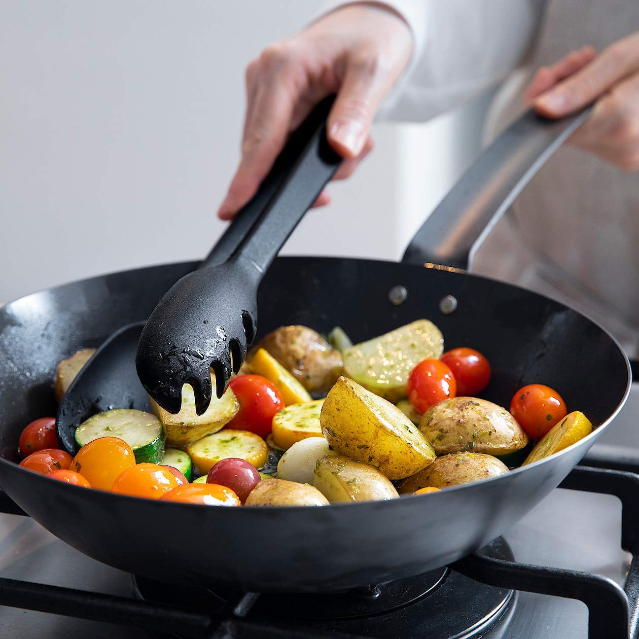 Patelai Silikon-Küchenzangen - 2 Stück, 30 Cm, Hitzebeständig, Antihaft, Ideal Für Grill & Backofen