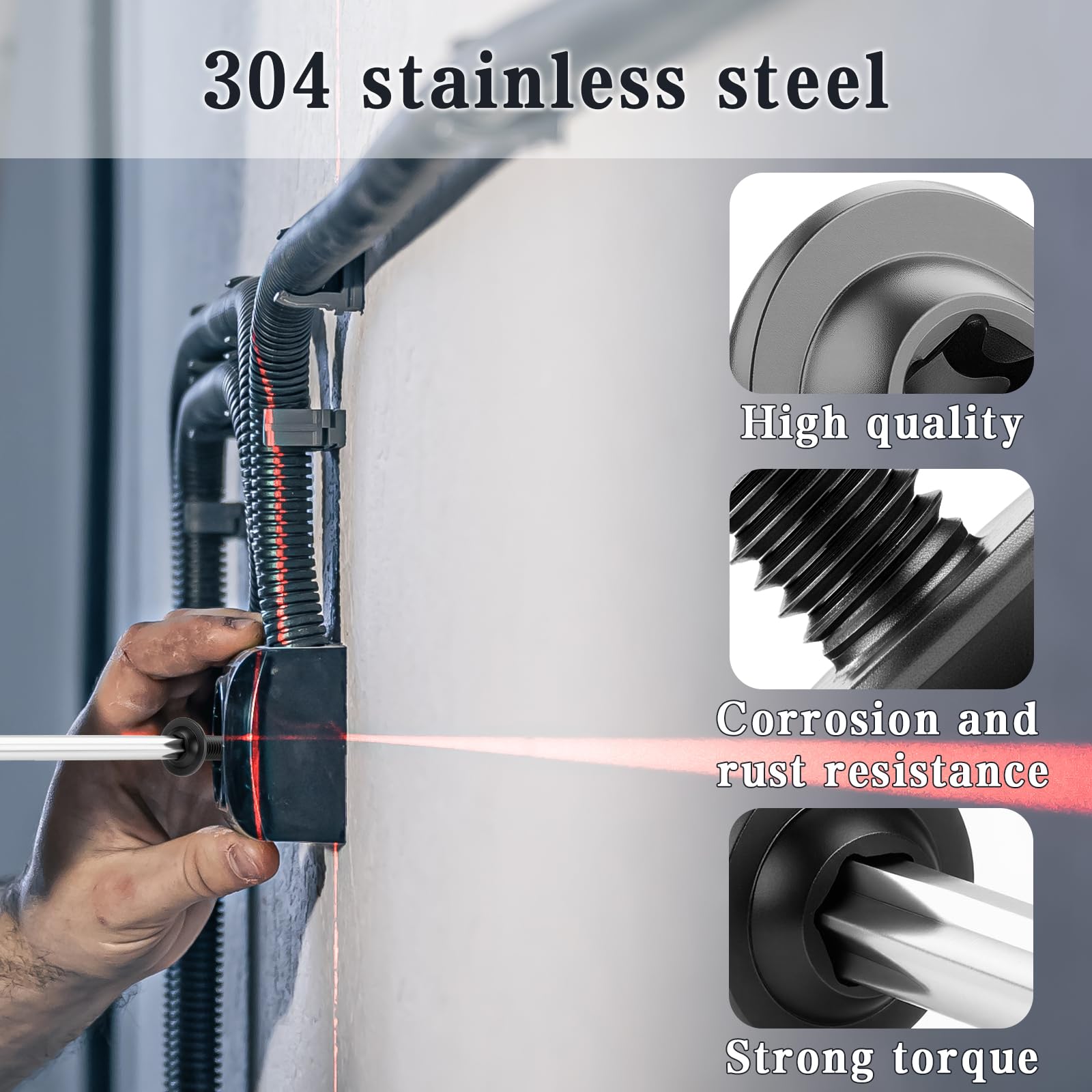 25 szt. śrub z łbem soczewkowym, czarne, M6 x 25 mm, śruby z łbem płaskim z kołnierzem, śruby Torx 304, stal nierdzewna z tarczą A2 V2A, śruby gwintowane pełny gwint, tlenek z 2 kluczami T30 Torx do