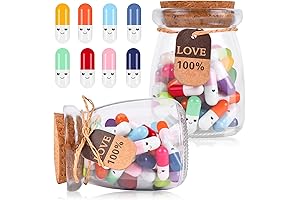 120 pcs Empty Capsule Messages in Bottle, Capsule Notes for Love Letters and Mementos