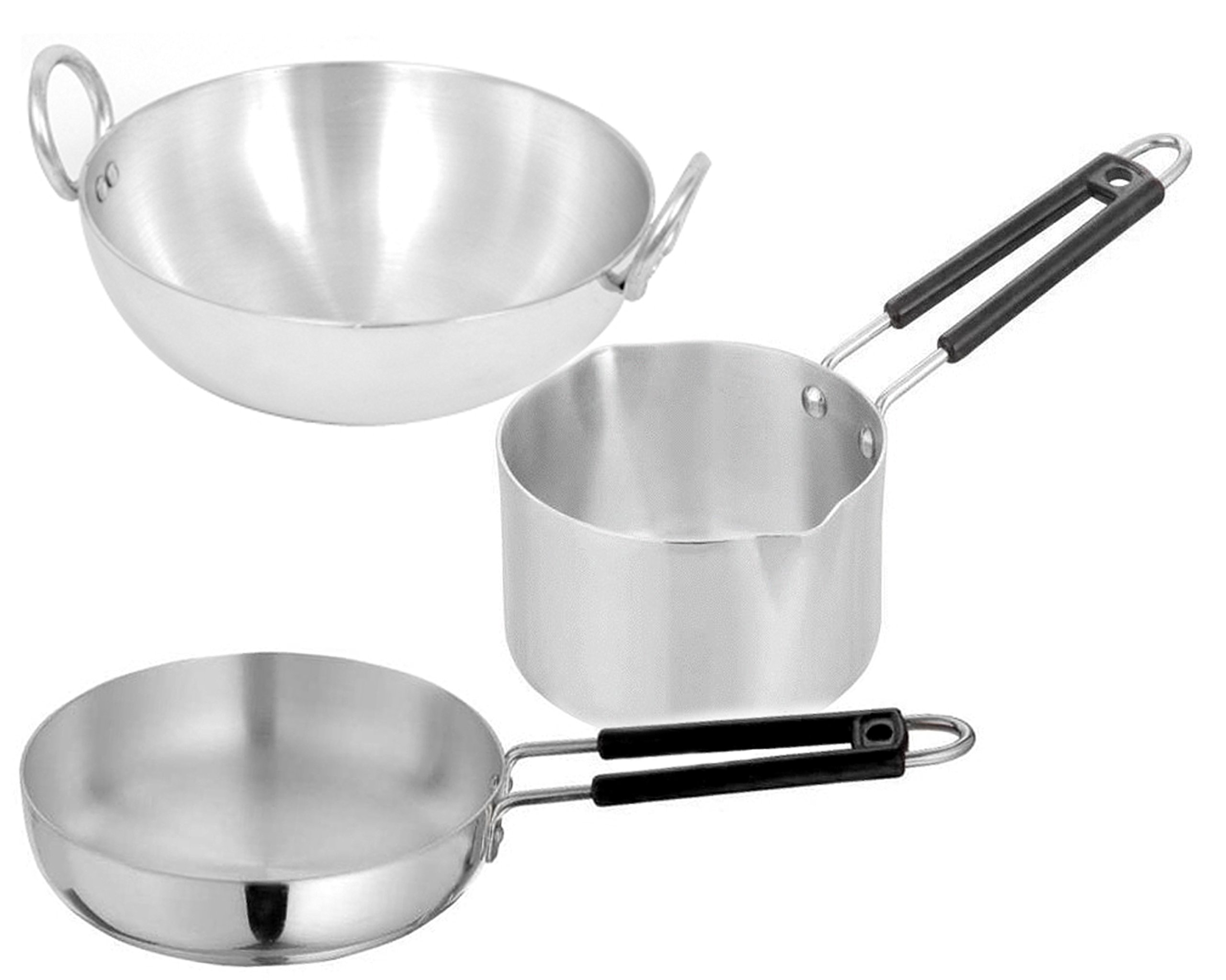 King InternationalAluminium Cookware Set of 3 Pcs