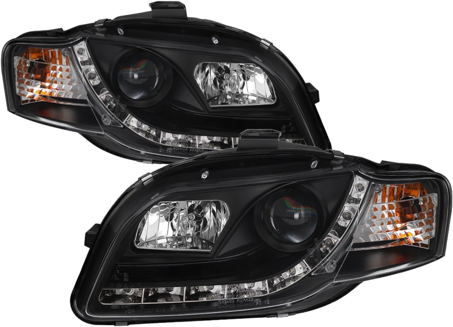 Spyder Signature - Headlights (PRO-YD-AA405-DRL-BK)