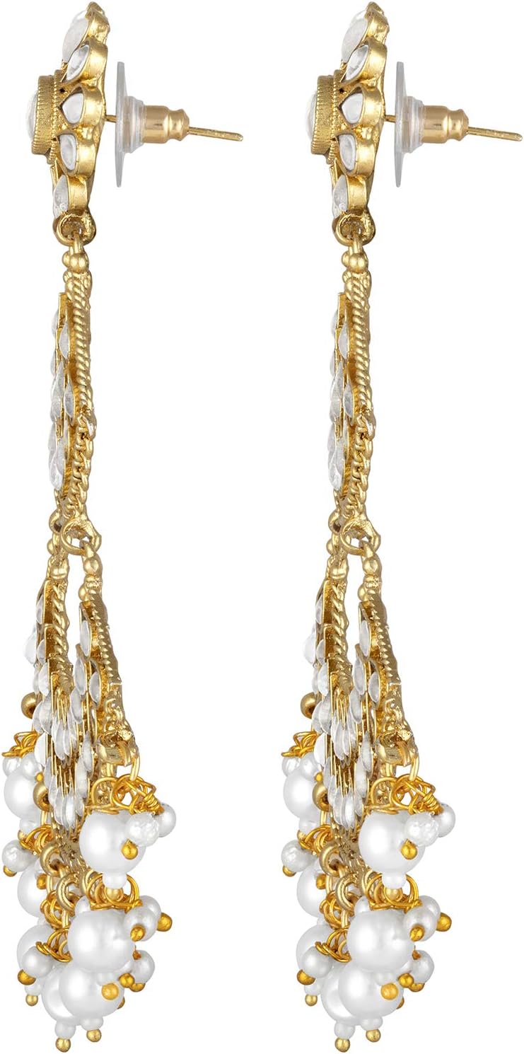 Aheli Indian Traditional Dangle Earring Ethnic Festive Bollywood Wedding Jewelry Gift for Women