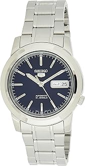 Men's SNKE51K1S Stainless-Steel Analog with Blue Dial Watch