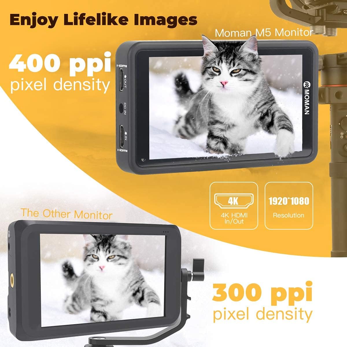 All items included in the Moman M5 package laid out on a table