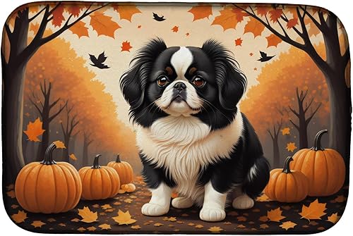 Miniatura 28 de Caroline's Treasures DAC1072DDM Shiba Inu - Tapete de secado de platos absorbente para encimera de cocina, tapete escurridor de platos para SHIBA