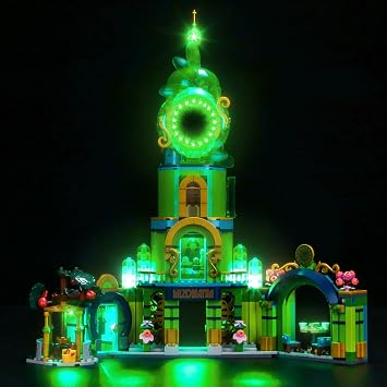 LED Light Kit for Lego 75684 Welcome to Emerald City - Custom DIY Lights for Lego Building Set Model Not Included