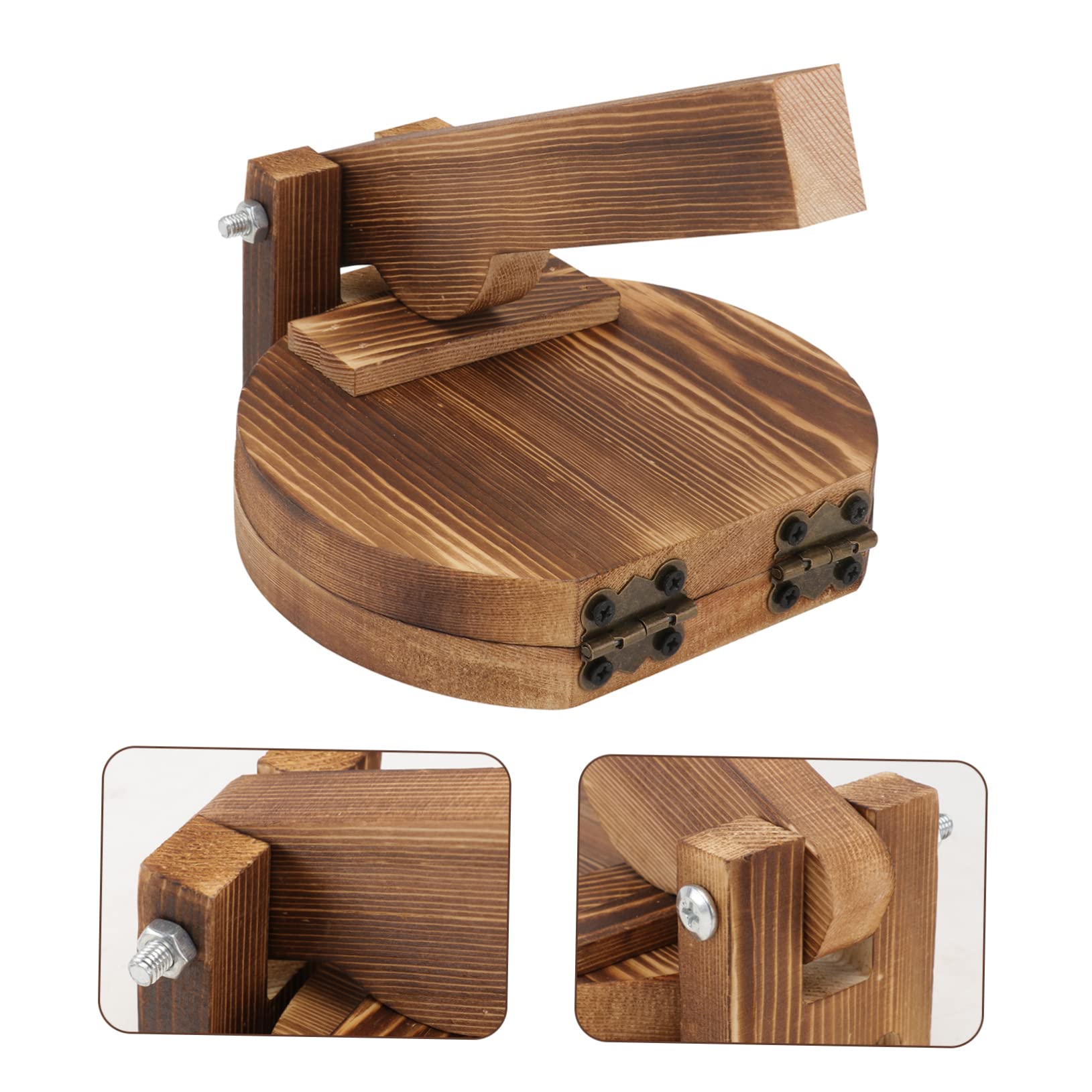 SHOWERORO Practical Dumpling Skin Maker Wooden Dough Pressing Tool Dumpling Wrappers Maker Essential Kitchen Gadget