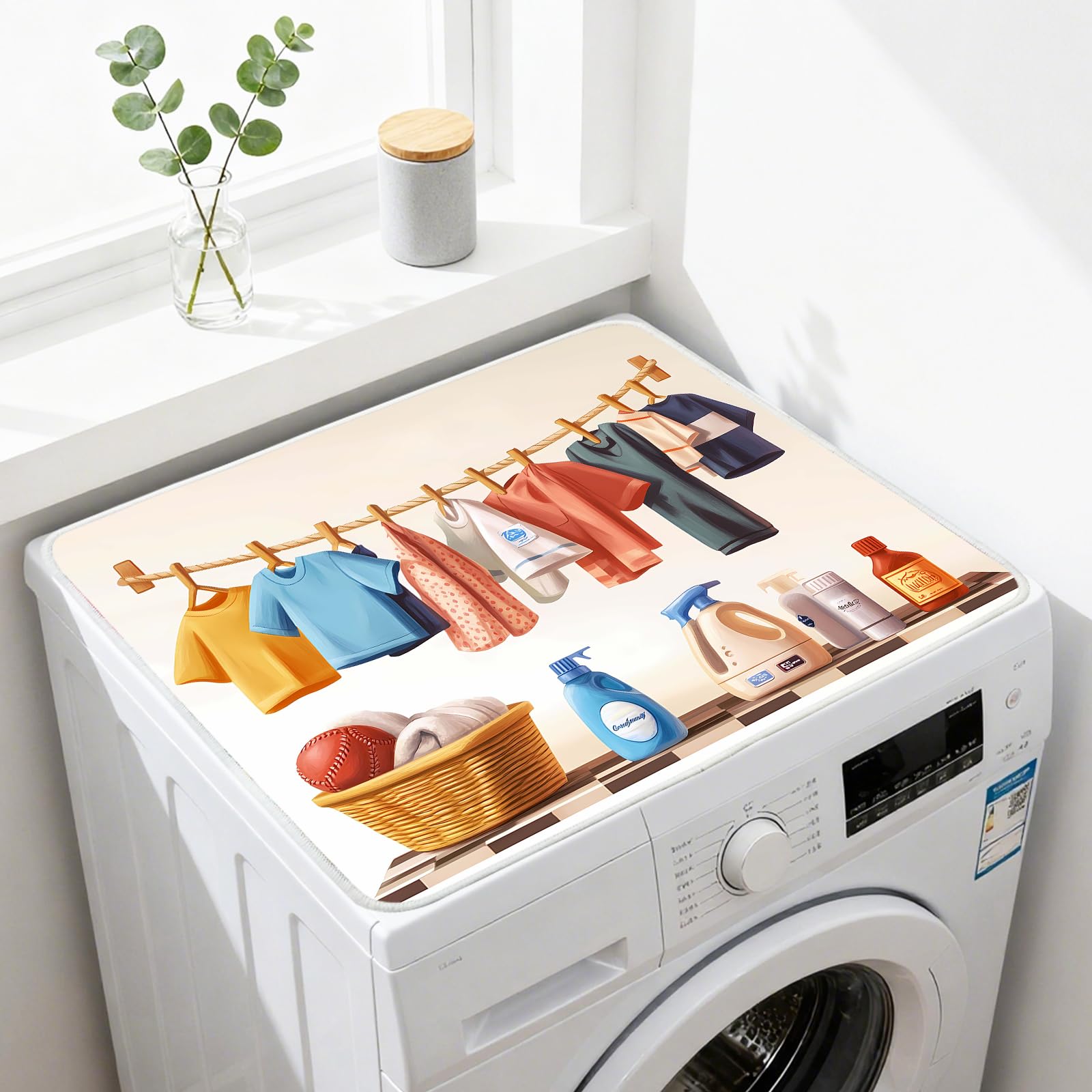 Nuxovilar Boho Dryer Cover for Top 23.6x19.7in Polyester Mat
