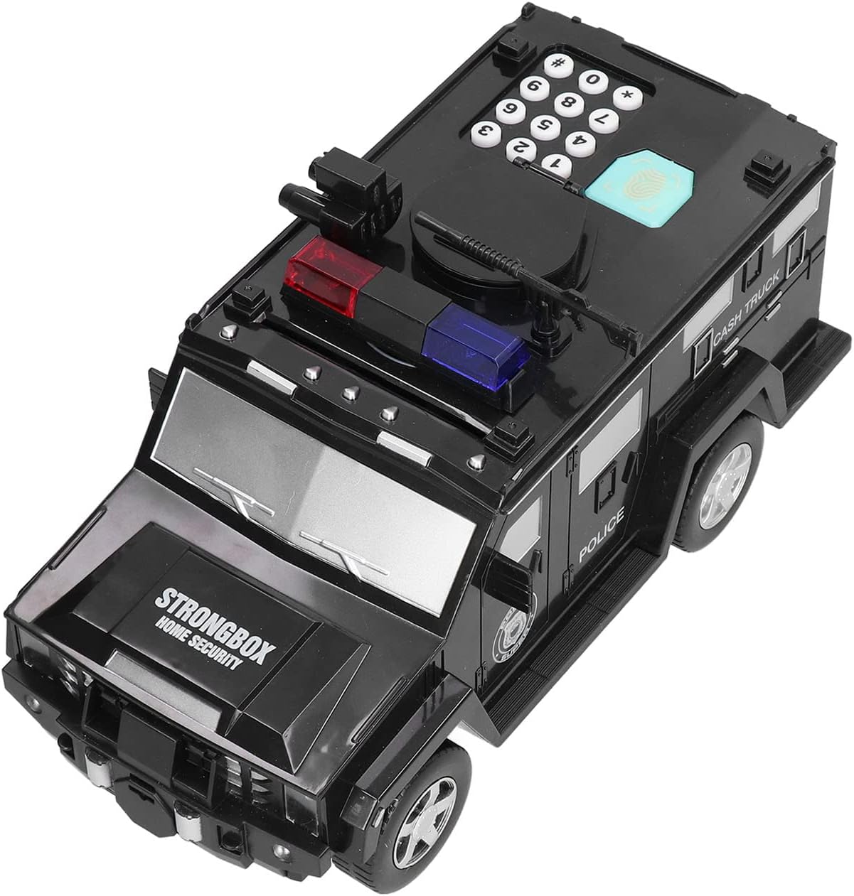 Armored Car Money Piggy Bank Password Cash Bank Fingerprint Toy Money Bank Cash Cart Piggy Bank Children Boy Toys