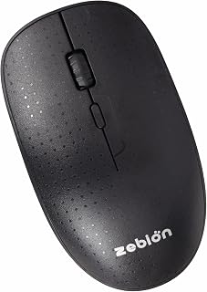 Zebion Precision 4G Wireless Mouse, USB Nano Receiver, Adjustable DPI 800/1000/1600, Automatic Sleep State, Transmission r Price In India