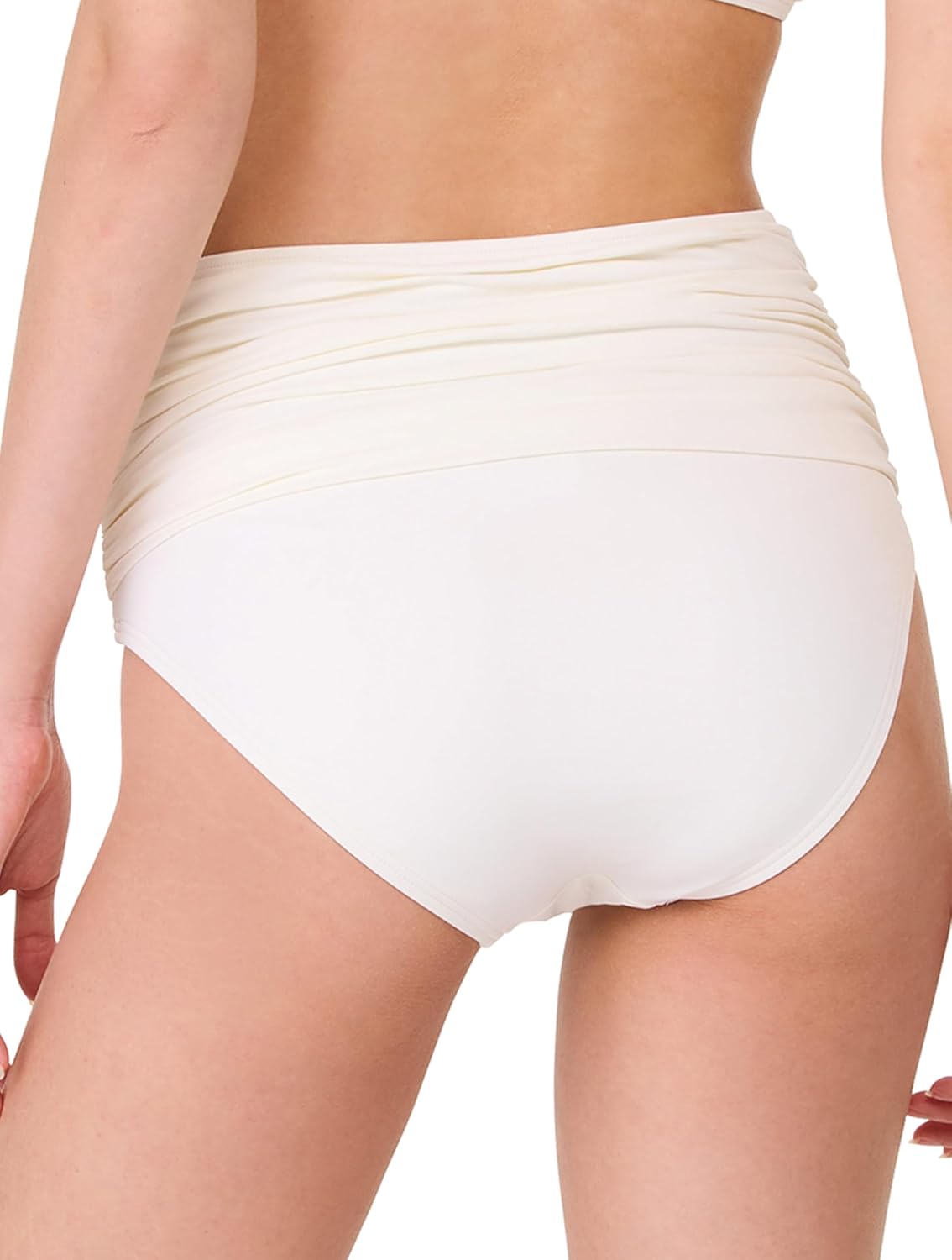 kate spade new york Womens Shirred Swim Bottom