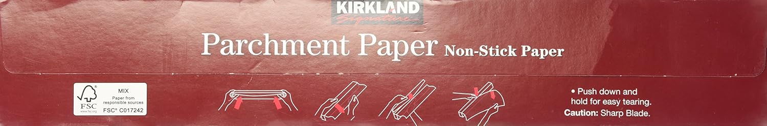 Kirkland Signature Parchment-1pk Non Stick Parchment, 1 Pack, Clear: Home & Kitchen