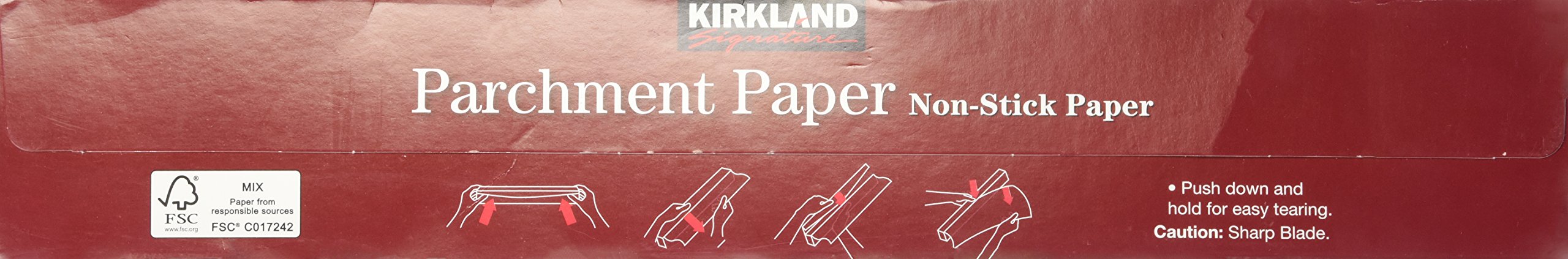 Kirkland Signature Parchment-1pk Non Stick Parchment, 1 opakowanie, przezroczyste