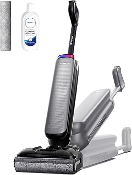 Tineco Wet Dry Vacuum Cleaner 22kPa Suction Floor Cleaner Mop, 50 Min Runtime, iLoop Smart Sensor, DualBlock Anti-Tangle Design, 185F Flashdry, Dual-Edge Cleaning, 180 Lay-Flat, Floor One S7 Artist
