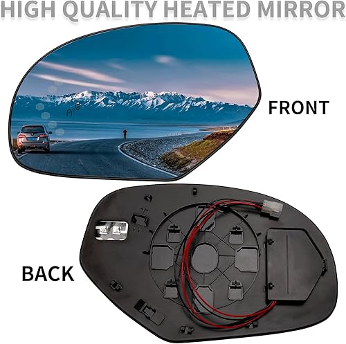 Miniatura 2 de Espejo lateral de repuesto para Chevrolet Chevy Silverado Suburban Tahoe Avalanche Cadillac Escalade GMC Sierra Yukon - Espejo lateral izquierdo,