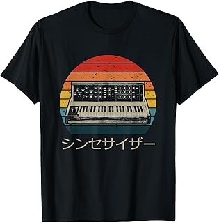 Sintetizador Modular Retro Productor de Música Analógico Camiseta