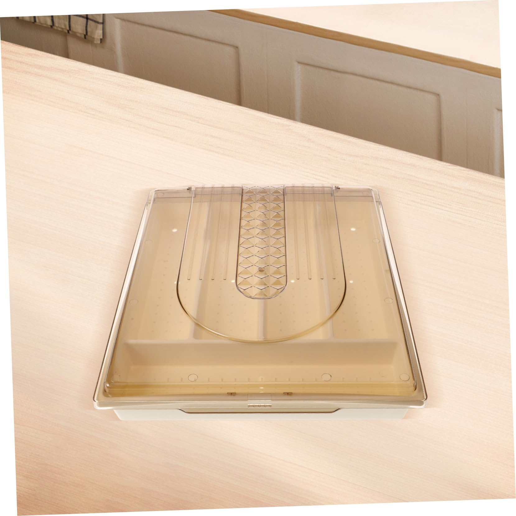 Zerodeko Boîte de Rangement pour Couverts avec Compartiments Organisateur de Tiroir Cuisine pour Couverts Réutilisable et Compact