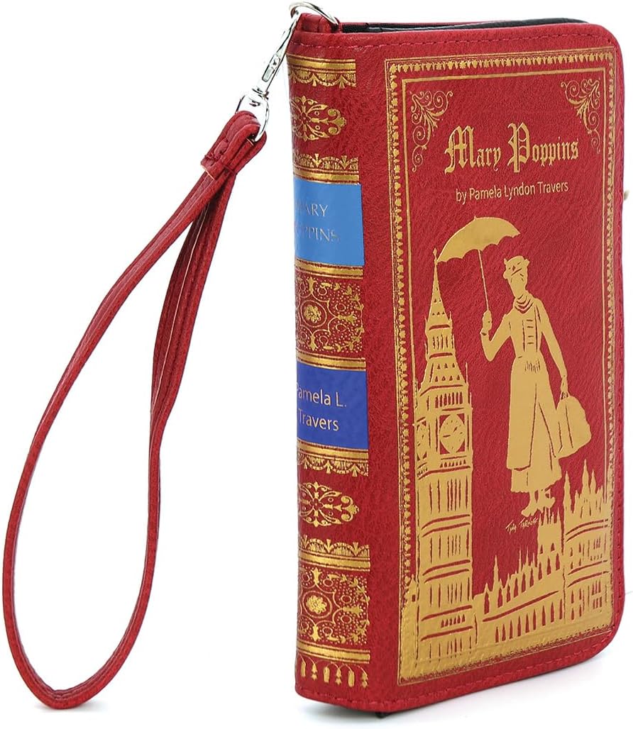 Mary Poppins Vintage Book Wallet for Women (Red)