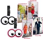 2 Étiquettes de bagages Pcs pour valises de voyage, yeux mignons Nom Mots-clés Silicone Valises Étiquettes Étiquettes Valises ID Tag Identité des bagages de voyage ID Étiquettes Sac à main Étiquettes pour Enfants Femmes Hommes Filles Garçons