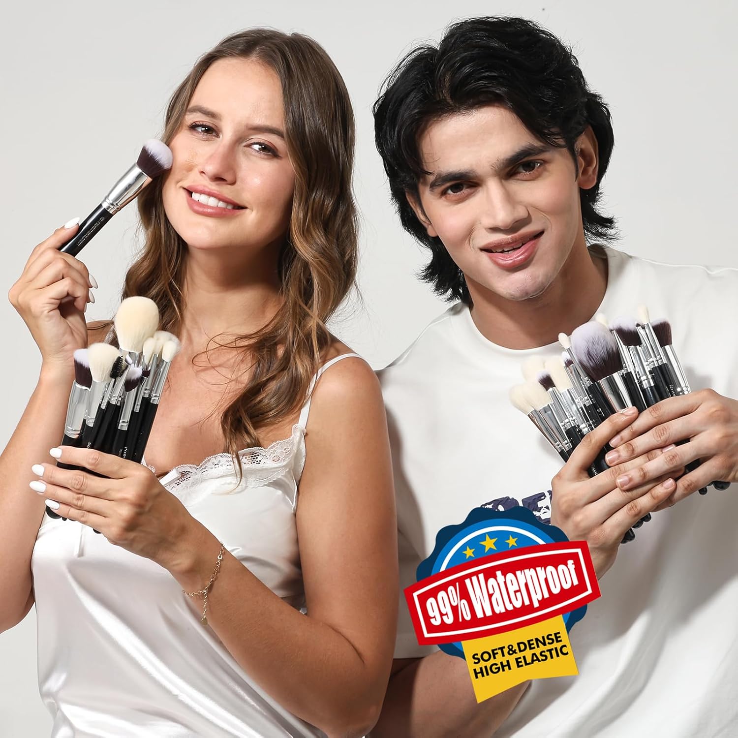 Pro makeup Artist Brushes Set 32Pcs Luxury Goat Hair Horse hair Makeup Brush Set eye and face brushes for every possibility By Bueart Design - Image 5