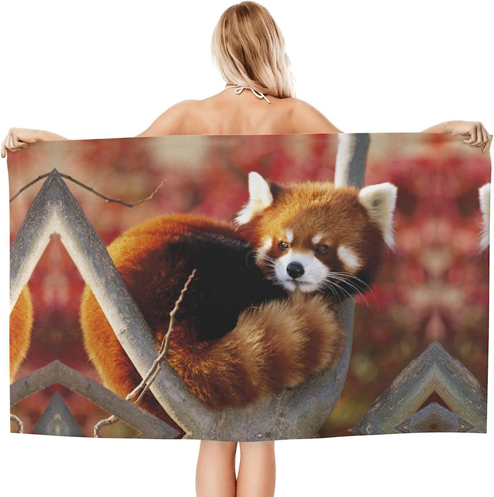 Pack Enfant Ponchos Et Serviettes Panda Et Dino Microfibre 100