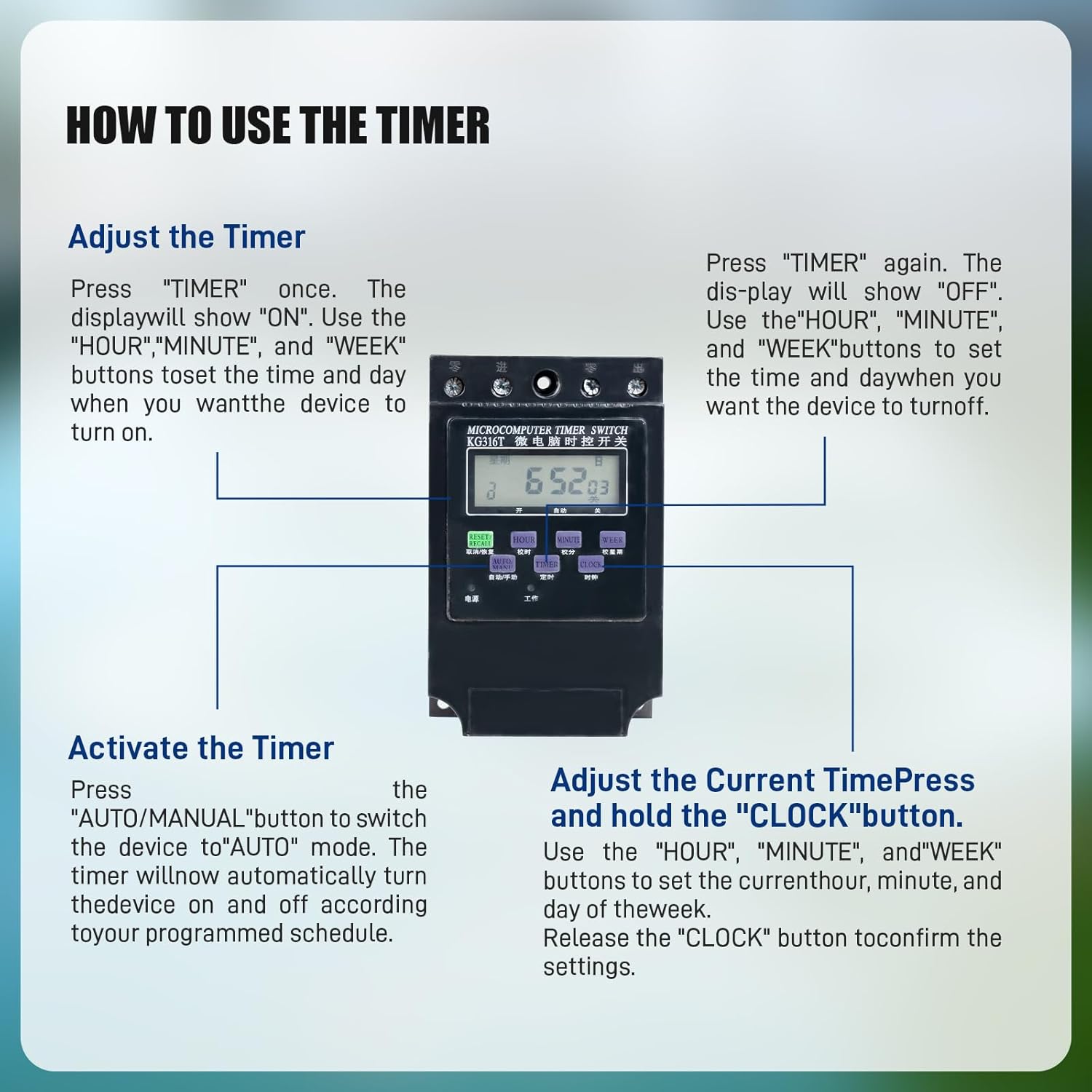 Pond Fountain Aerator, 15000 GPH Fountain Pump with Timer, 110V/60Hz 750W Waterfall Pump with 2 Spray Patterns, Energy-Efficient Water Circulation for Ponds & Lakes with 100FT Power Cord