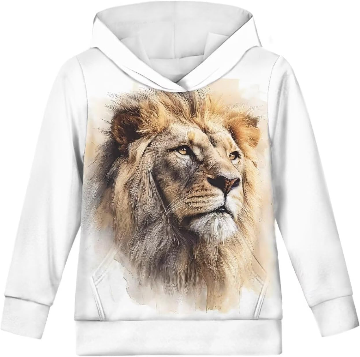 FOR U DESIGNS Boys Lightweight Hooded Sweatshirt Long Sleeve Athletic Pullover Breathable Top for Gym Running Hiking