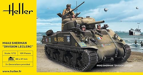 Miniatura 3 de Heller Kit de construcción de modelo de vehículo M4A2 Sherman 'Division Leclerc'