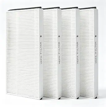 4 Pack Air Filter 9x4x1 In Compatible with Panasonic Energy Recovery Ventilator, MERV 8