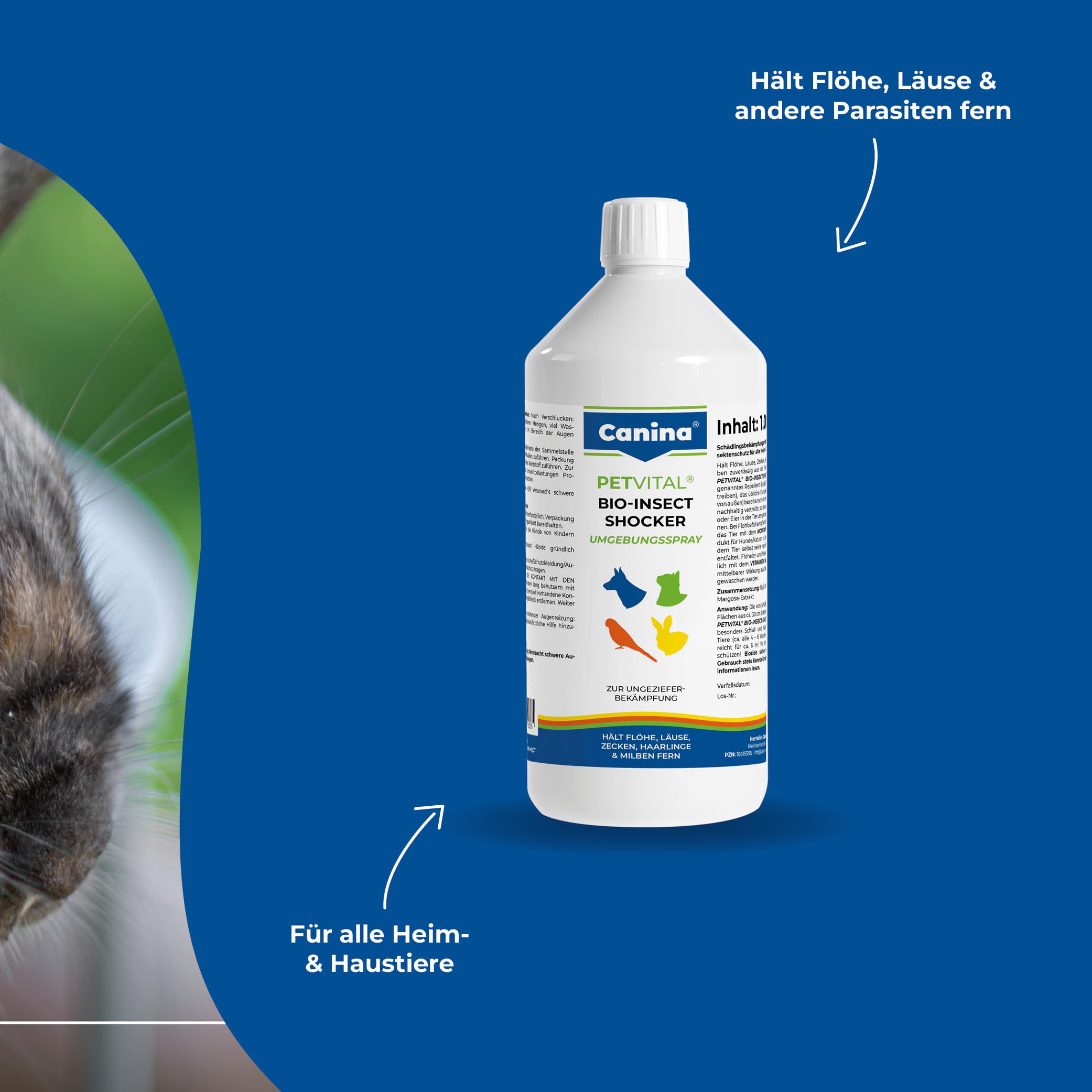 Organic insectos Shocker ahora por fin puedo usar ellos también un "perros" lbhi biológica pulgas KILLER presente. Sin regalo y Chemie