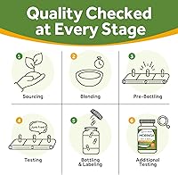 Vista 6 de Doctor's Recipes Moringa 11,000 mg de potencia, superalimento verde completo, apoyo natural antioxidante, sin OMG, 90 cápsulas veganas, sin cafeína