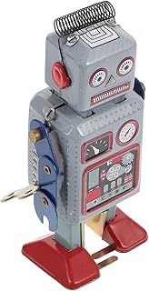 Kids Toys Brain Toy Vintage Toys Wind Up Walking Planet Robot: Clockwork Tin Collectibles Figurine Tabletop Bookshelf Figurine Decor Robot Party Favors Developmental Toys Vintage Decor