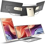 Laptop Screen Extender - 15.6" Laptop Dual Screen Extender Monitor - Travel Monitor with Speakers USB-C,FHD 1080P IPS Dual Display Extension,Compatible with Windows Chome Linux Android | 15.6"