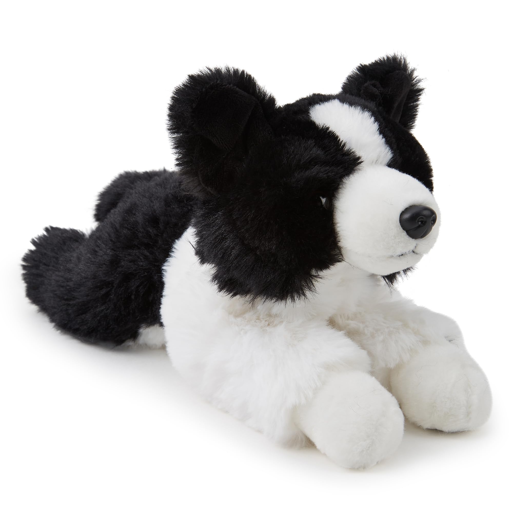Zappi Co Border Collie Plush Dog (30 cm) - Adorable Herding Dog, Soft, Environmentally Friendly, Children's Best Friend for Comfort and Play, Recycled