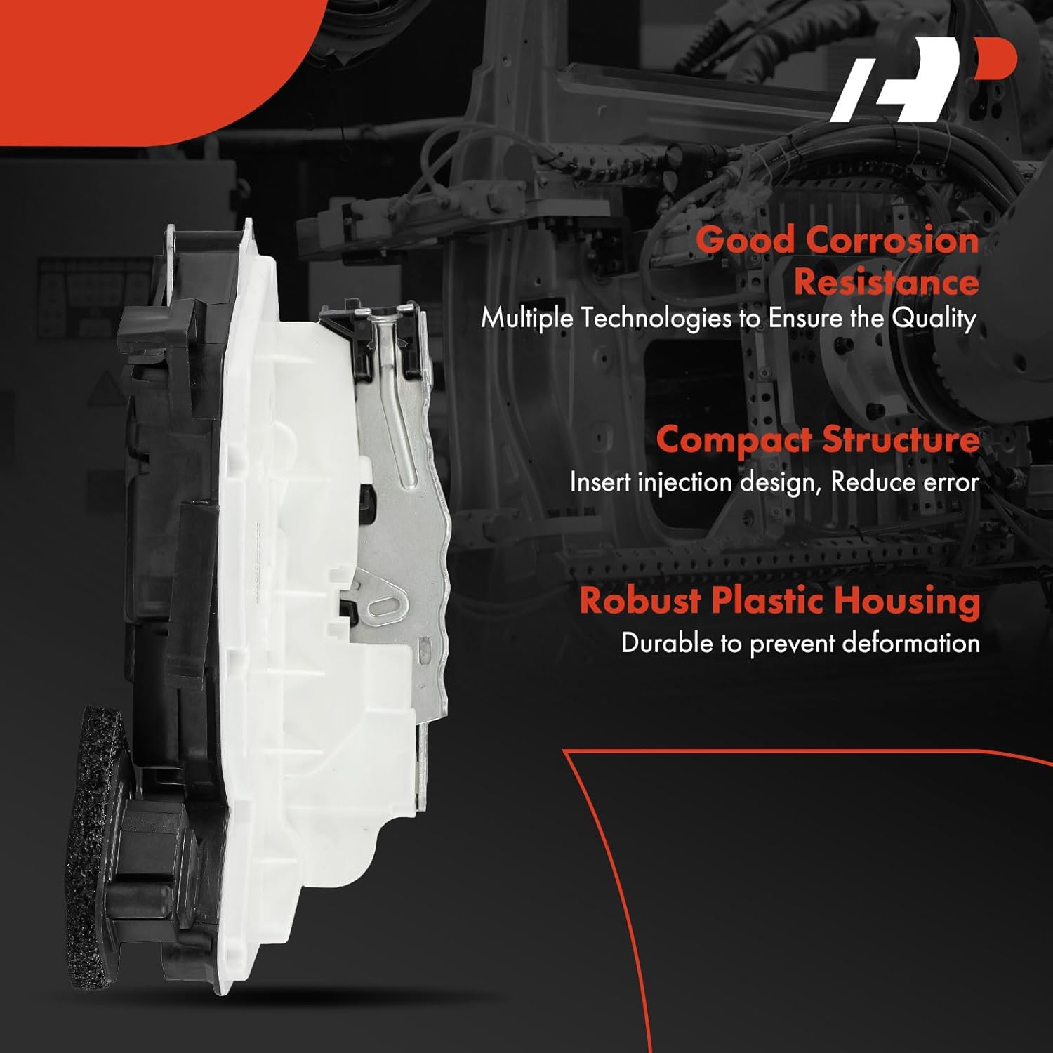 A-Premium Rear Right Passenger Side Door Lock Actuator Compatible with Volkswagen Passat, Jetta, Atlas, Golf, GTI, Golf R, Golf Alltrack, Golf SportWagen, e-Golf