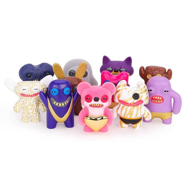 Foto 8 de 8 de Toyland® 7 cm (2,8") Fuggler Figura Coleccionable - Edición Dorada - Minifiguras