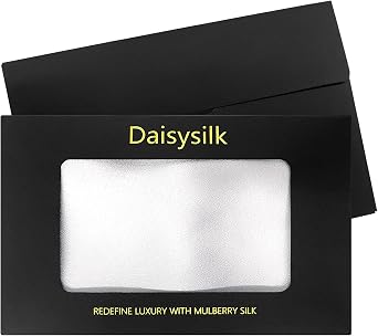 DAISYSILK 100% Mulberry Silk Pocket Square for Men, 19 Momme