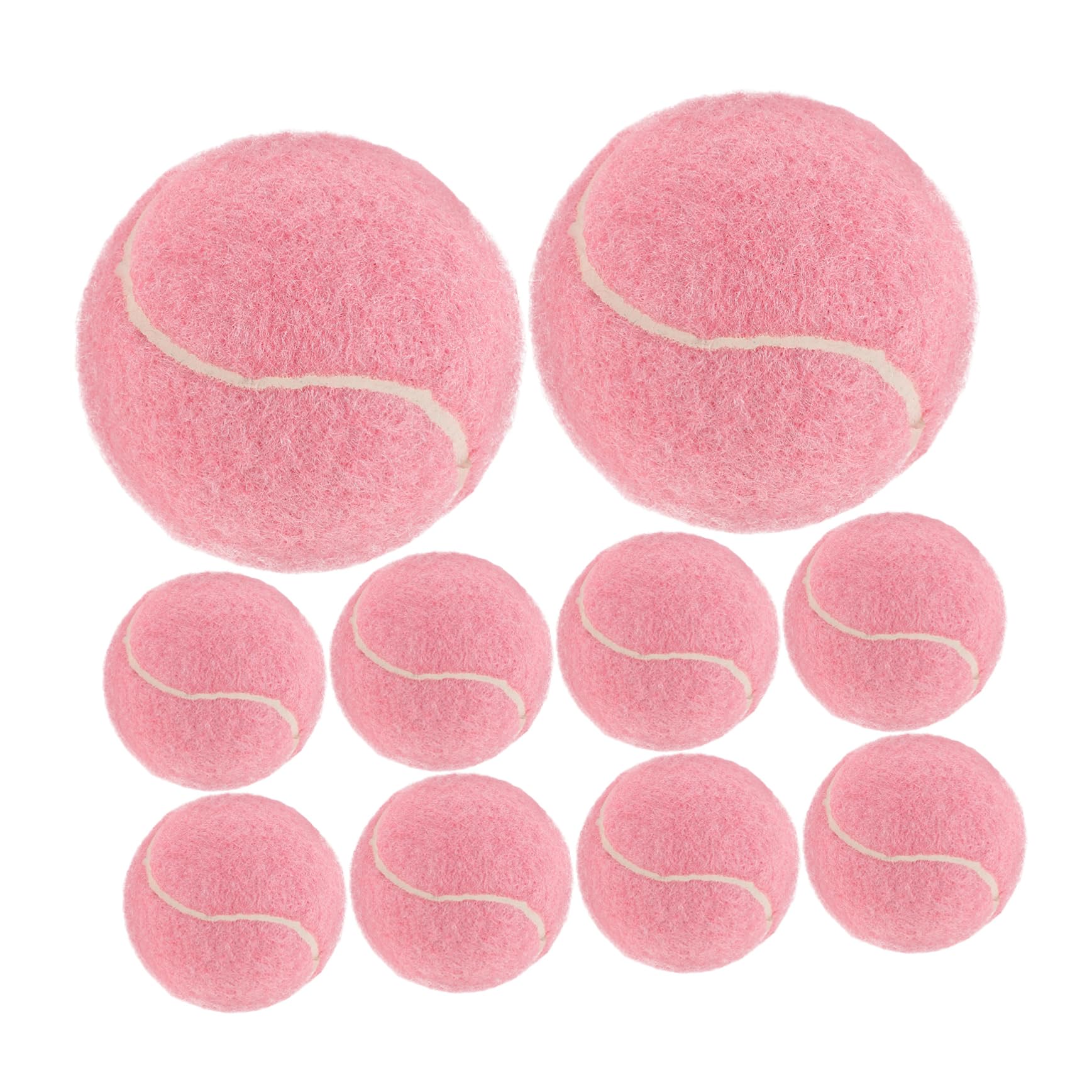 VANZACK 12pcs Durable Training Tennis Balls for Kids Beginner Practice Tennis Practice Tennis Balls Elastic Ball Tennis Balls for Player