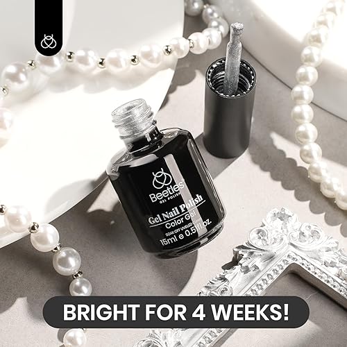 Miniatura 465 de Beetles - Esmalte de uñas en gel de 0.5 onzas fluidas (15ml), curado con lámpara LED, extracción por remojo, para arte de uñas, estética