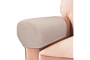Roytub Arm Chair Covers for Recliners, 2PCS Breathable Fabric Armrest Covers for Sofas and Chairs
