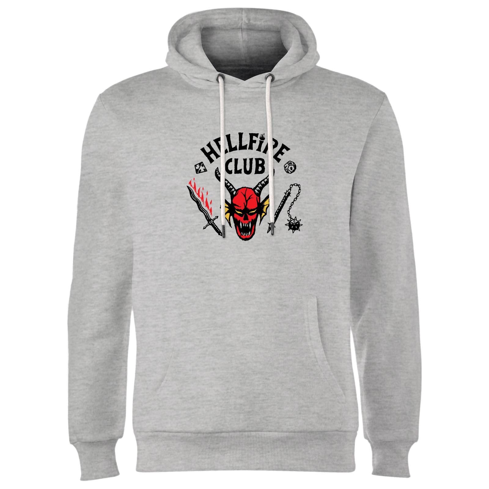 Stranger Things Hellfire Club Hoodie - Grey - S