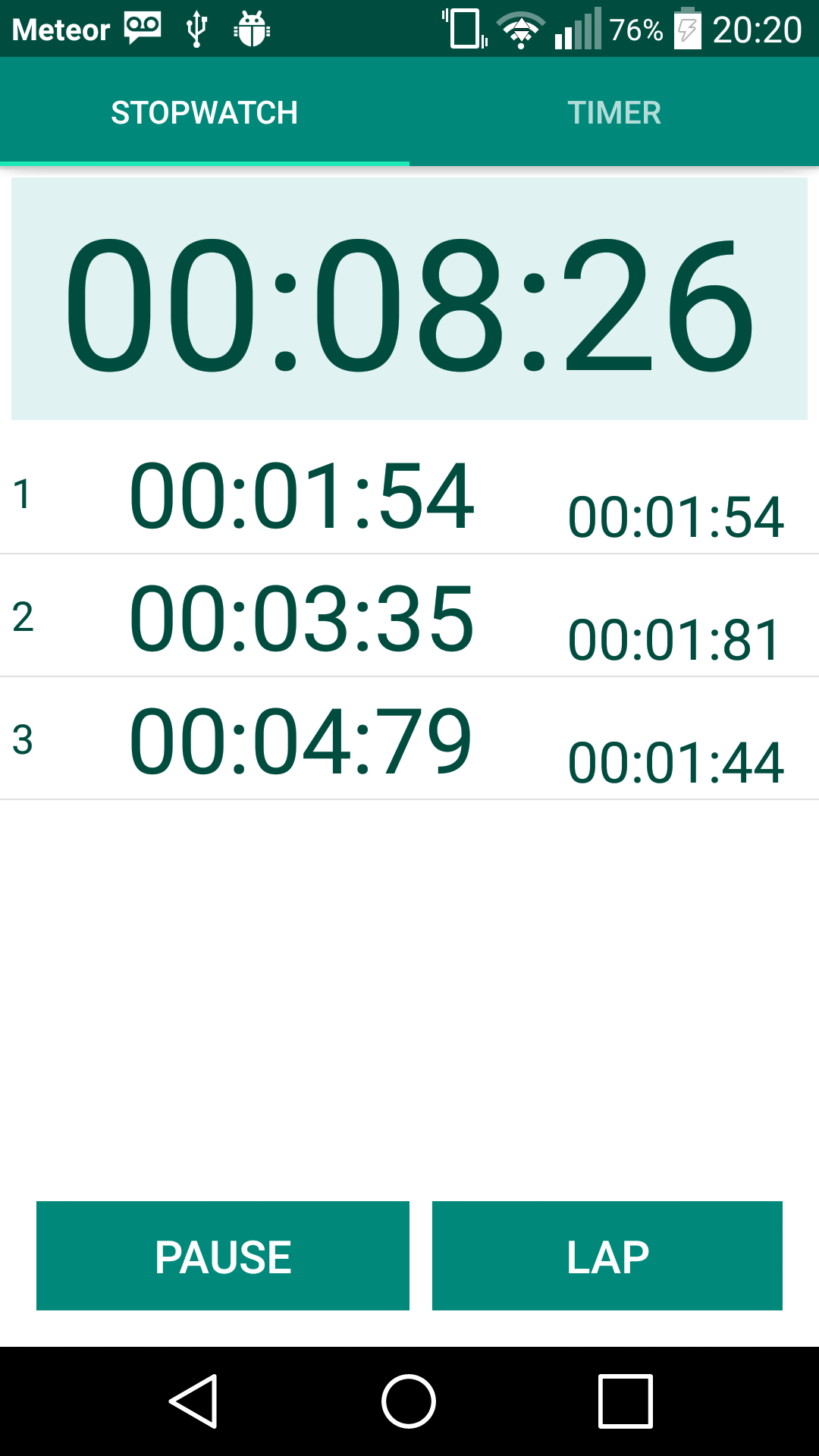 Stopwatch And Timer App on Amazon Appstore