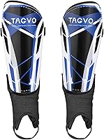 Vista 7 de TAGVO Espinilleras de fútbol para niños, jóvenes y adultos, equipo protector de fútbol para niños, niñas y hombres, espinilleras de fútbol para niños