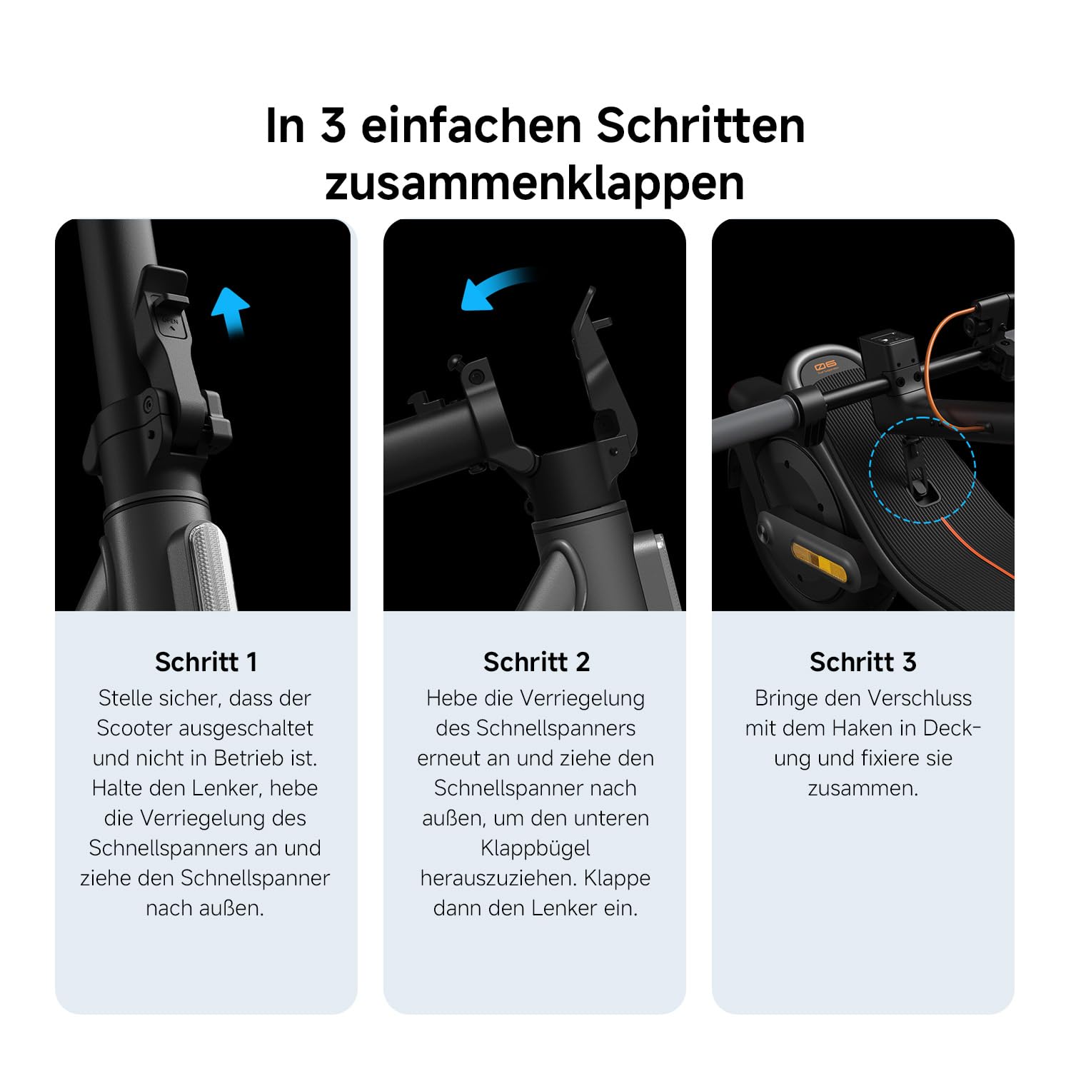 Xiaomi E-Scooter 6 Ultra, 6 Max, 6 Pro mit Deutscher Straßenzulassung (Max 20km/h, bis 75km Reichweite, 12" Tubeless-Reifen, Doppelfederung, Doppelbremse, Apple Find My, App, Faltbarer Scooter)