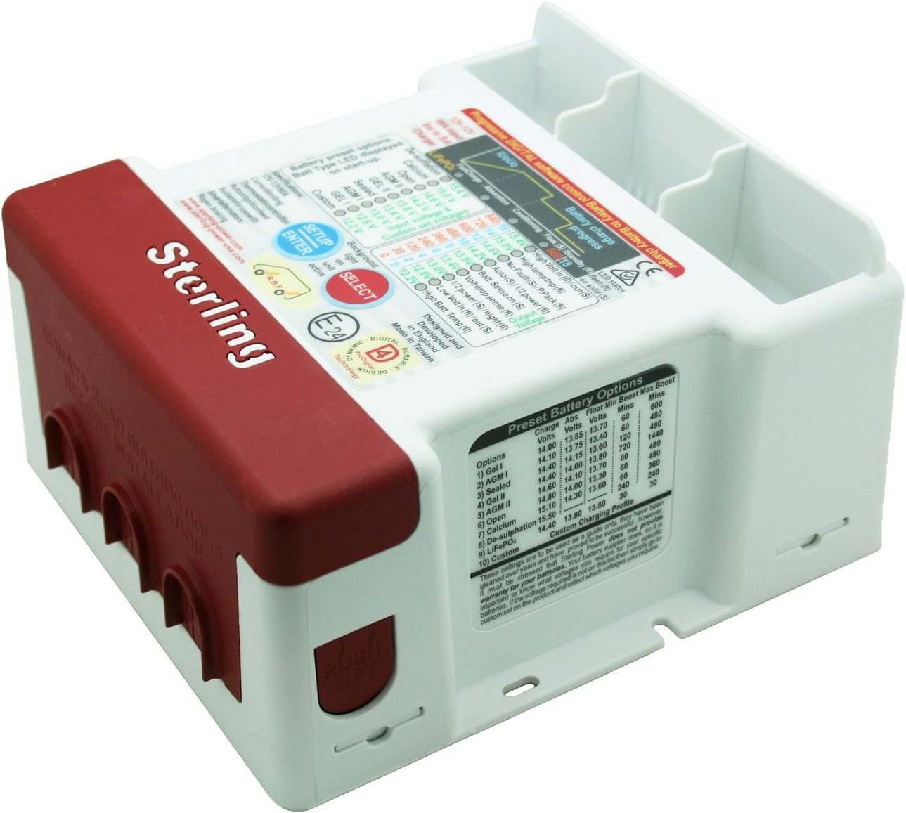 Sterling BB1260-12 Volt, 60 Amps - Pro Batt Ultra Battery to Battery Charger : Sports & Outdoors