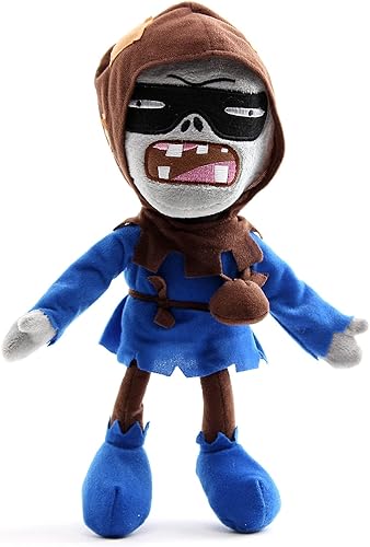 Miniatura 4 de Juego de juguetes de peluche para empujador de huevos, diablillo y bandido, zombi y buckethead, momia zombi, figuras de peluche, juego de 3 piezas