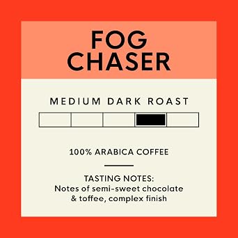 San Francisco Bay Coffee - Medium-Dark Roast Whole Bean Coffee - Fog Chaser (2 lb bag)